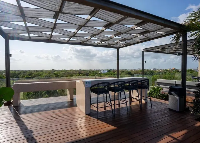 3br Luxury W/ Private Rooftop Pool & Gym * Playa del Carmen
