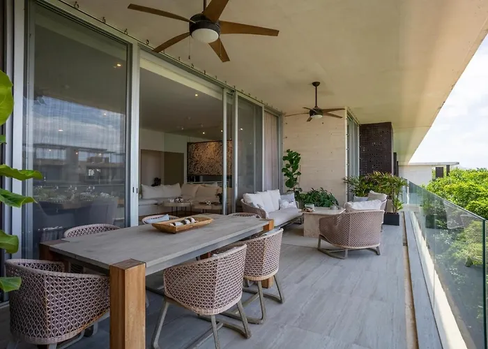 Appartement 3br Luxury W/ Private Rooftop Pool & Gym Playa del Carmen