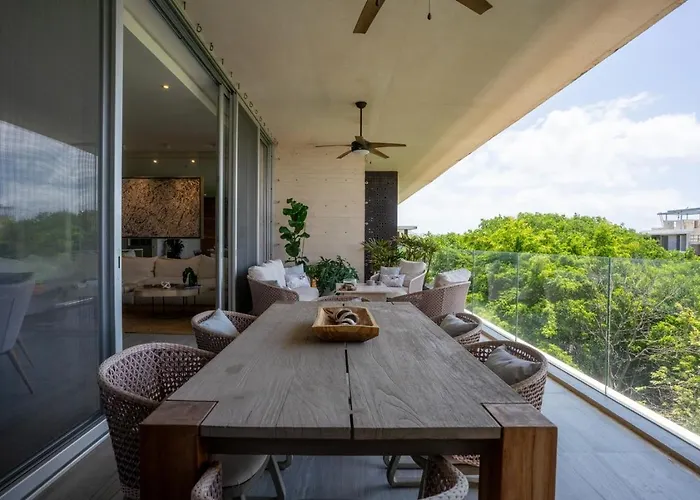 3br Luxury W/ Private Rooftop Pool & Gym Playa del Carmen